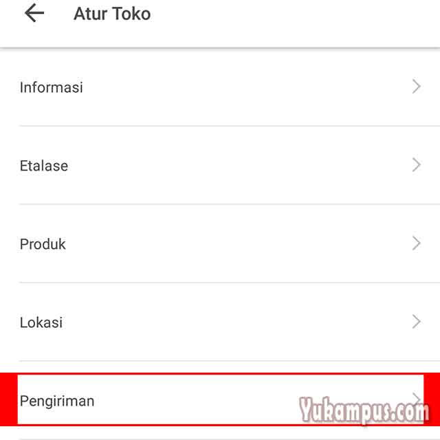 Cara Tambah Metode Pengiriman Tokopedia Semua Kurir Yukampus