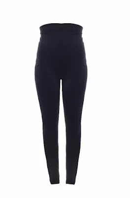 Black Seamless Over Bump Maternity Leggings