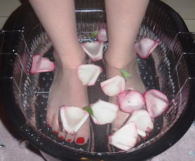 foot bath with liner