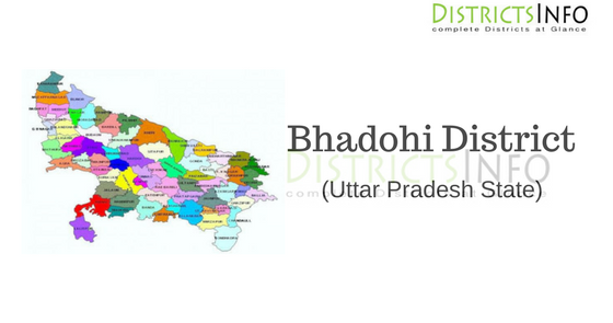Bhadohi district With Talukas in Uttar Pradesh State