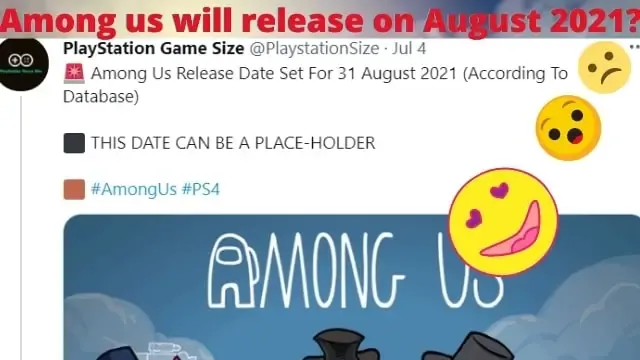 Among us Ps5 and Xbox Release Date