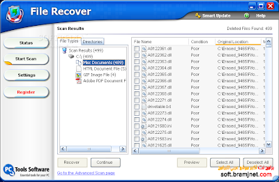 Download PC Tools File Recover 8.0.0.77 Free