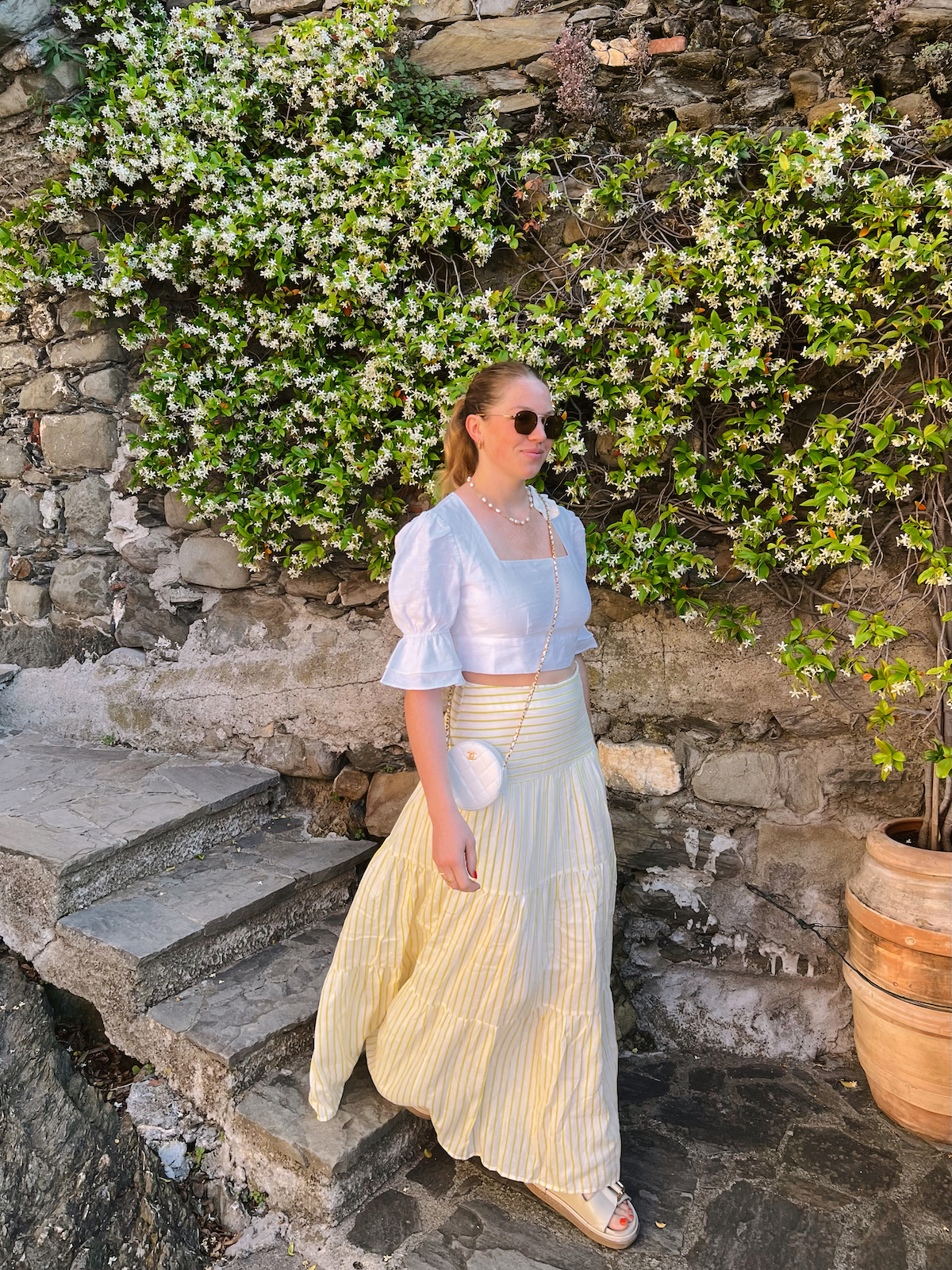 Fran Acciardo Cinque Terre Italy Style OOTD