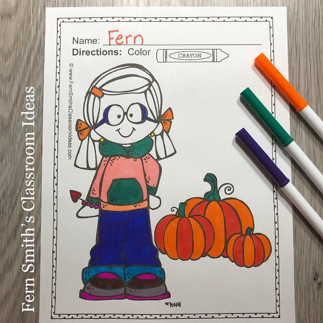 Fall Coloring Pages Big DISCOUNTED Bundle!