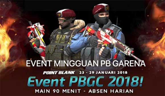 Event PB Garena 23 Januari 2018 Kualifikasi PBGC 2018