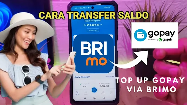 Top Up GoPay Lewat BRI Mobile