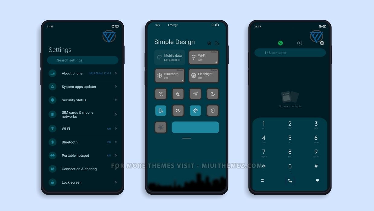 Simple Design v12 MIUI Theme