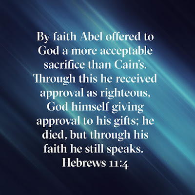 Awesome Catholic Bible Verses Of Commitment Hebrews 11:4