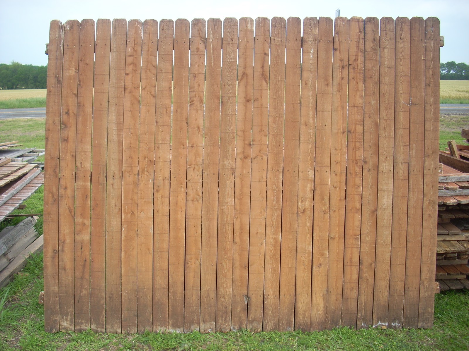 parker road wood fence panels & pickets wylie, texas: gone