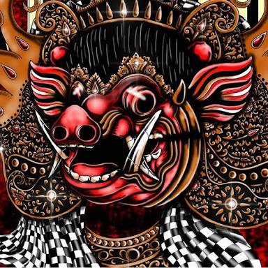  BARONG  Bali  Garskin