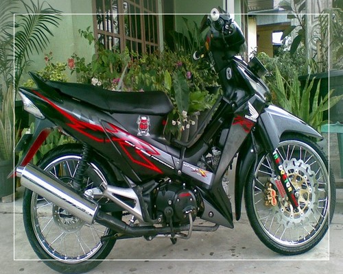 Gambar modifikasi supra x 125 fi simple standar thailook 