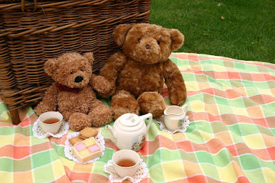 Teddy Bears having a tea party
