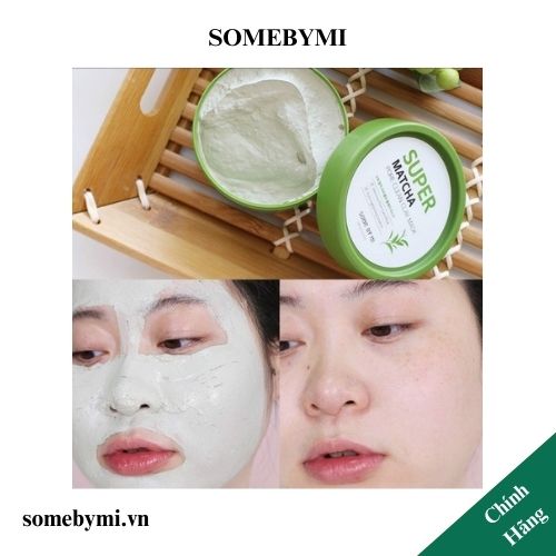 Mặt Nạ Đất Sét Some By Mi Super Matcha Pore Clean Clay Mask 100g