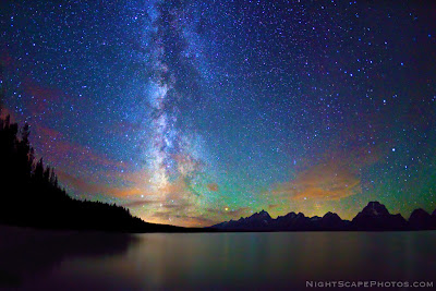 Nightscape Photography - Jackson Lake Tetons