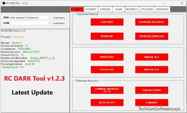 RC DARK Tool v1.2.3 Mobile Repair Tool No Need Login RC DARK Tool v1.2.3 Mobile Repair Tool No Need Login