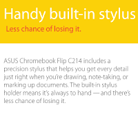 Stylus Pen ASUS Chromebook Flip C214MA