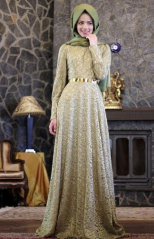30 Model Baju Muslim Brokat Terbaru 2022 Desain Cantik 