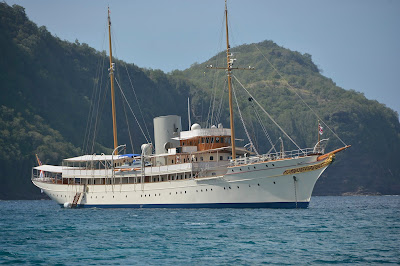 Nahlin Yacht belonging to Sir James Dyson