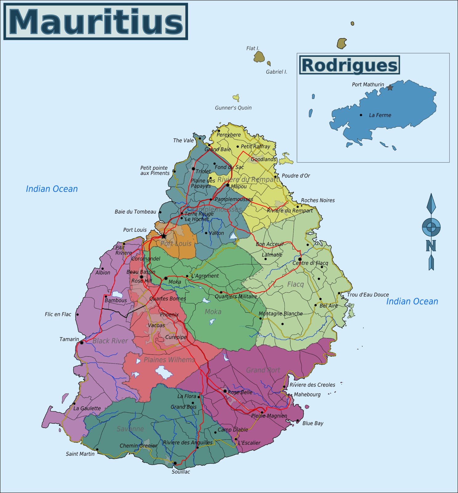 Kort Over Mauritius Kort Over Mauritius | stoffeerderijrozendal Kort Over Mauritius