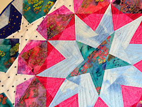 Quilt foundation pieced by Jeanne Selep