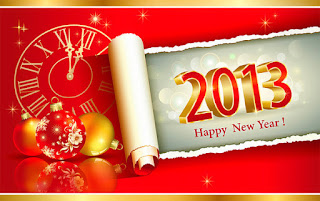 happy new year 2013 card 