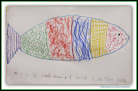 Student Ocean Fish Drawings {Ocean RoundUP of Inspiration at RainbowsWithinReach}