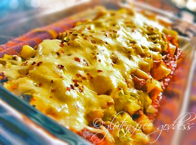 Turkey & Sweet Potato Enchiladas