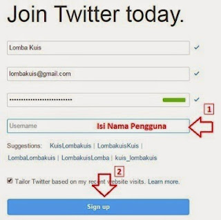 cara membuat akun twitter