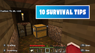 10 Survival Minecraft Tips! 