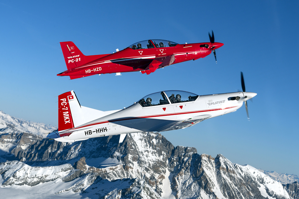 Francia compró 22 aviones de entrenamiento Pilates PC-7 MKX