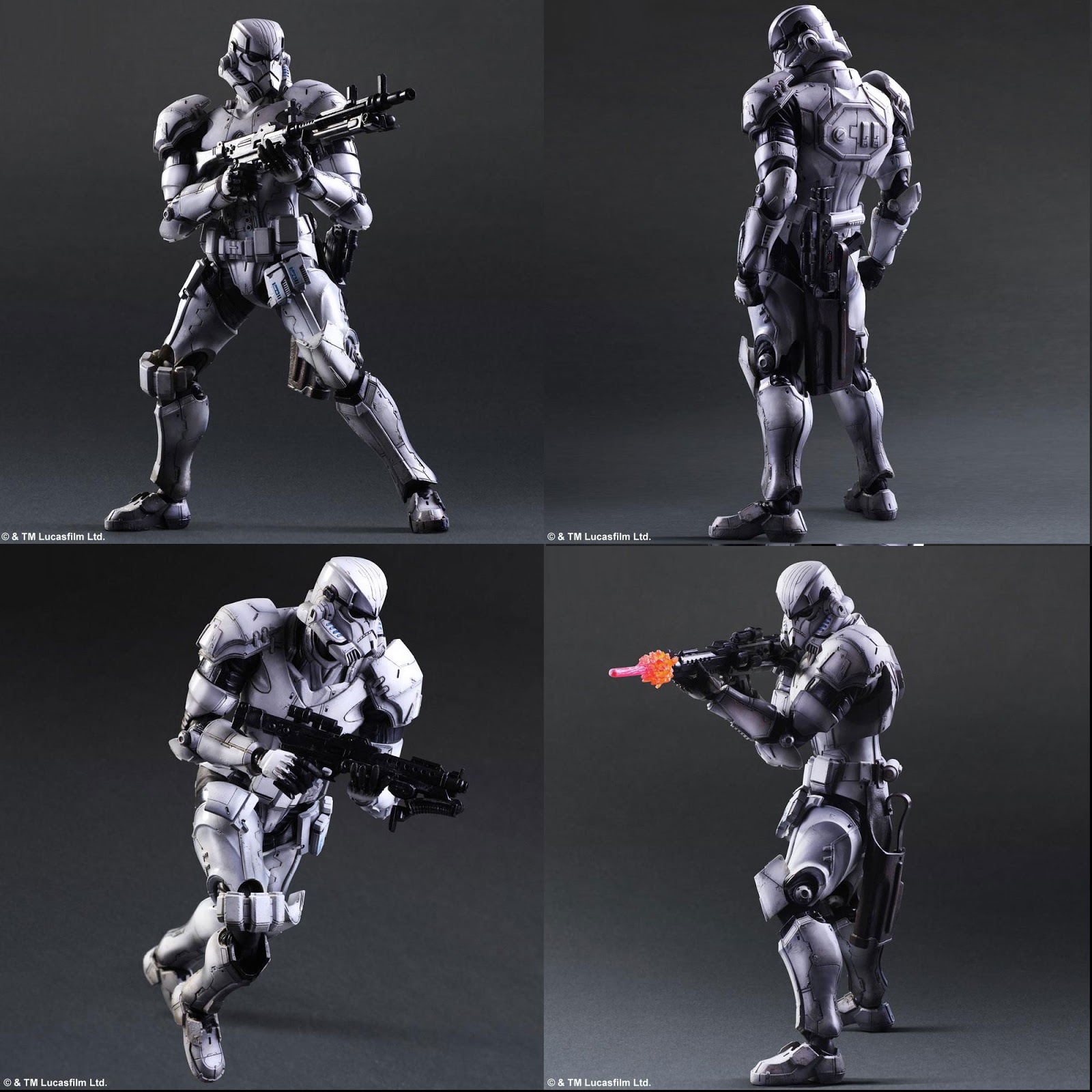 Star Wars Variant Play Arts Kai from SQUARE ENIX - Trooper Star Wars Variant Play Arts Kai From SQUARE ENIX 1
