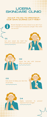 Skincare Daytime Infographic for women