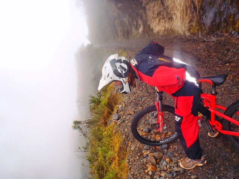 Death Road in the Yungas region of Bolivia, also called Grove's Road, Coroico Road, Camino de las Yungas and Road of fate. Leading from La Paz to Coroico, 56 kilometres northeast of La Paz in the Yungas region of Bolivia.