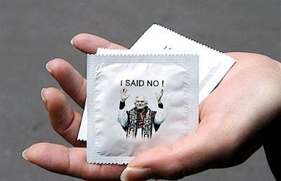 funny pope condom