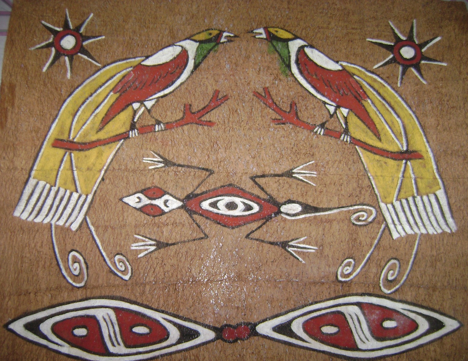 KHOMBOW Ukiran Kulit Kayu  Khas Sentani Papua Carvings
