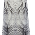 Rosie Fortescue's Georgia Hardinge For River Island Design Forum Light Grey & Dark Grey Architectural Origami Paper Fold Print High Waisted Pleated Maxi Skirt