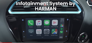 TATA TIAGO.EV infotainment system by Harman