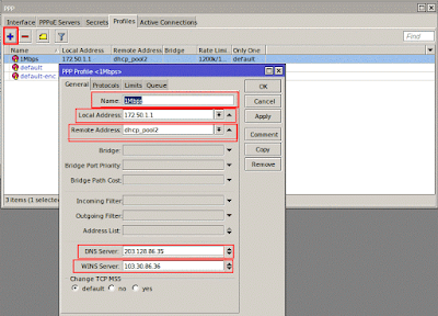 Tutorial Konfigurasi PPPoE Server Pada Router Mikrotik Tutorial Konfigurasi PPPoE Server Pada Router Mikrotik