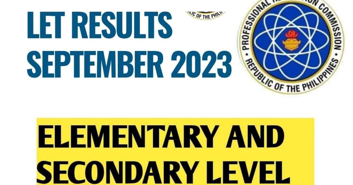 PRC LET EXAM RESULT 2023