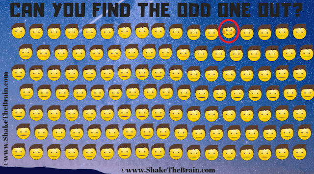 2. Visual Picture Puzzles: Odd Emoji Out Picture Riddle Answer