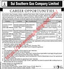  SSGC Jobs Apply Online 2023 Sui Southern Gas Company