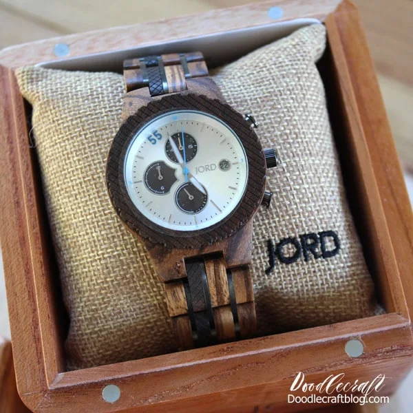 How to Adjust Wooden Watch Band Jord Conway mens automatic winding wood watch