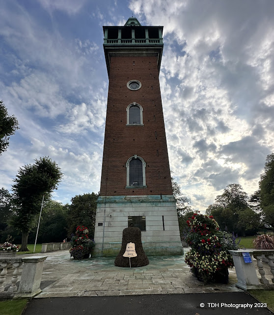 The Carillon after the event with the willow bell in front