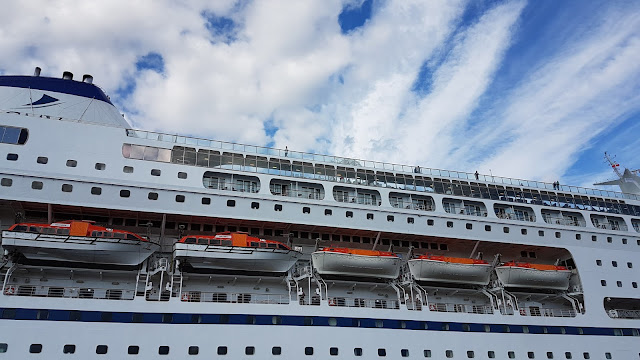 CMV Flagship MV Columbus in Bergen, Norway; Cruise ships in Bergen