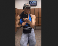 Female bodybuilding an athlete body