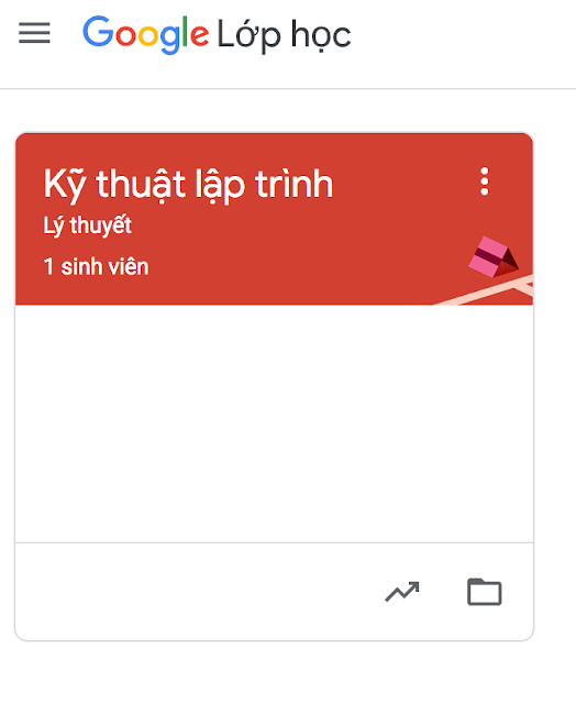 Chỉnh sửa lớp học đã có