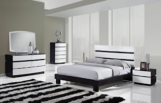 dormitorio moderno gris