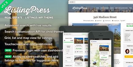 ListingPress v1.1.3 Real Estate and Listings WordPress Theme-bwtemplate blogs