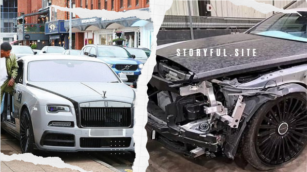 Damage from Man United Marcus Rashford's £700,000 Rolls Royce crash is revealed.