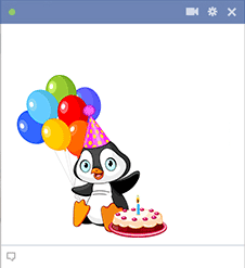 Party Penguin FB Sticker